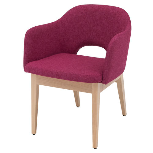 Moderner Restaurantstuhl - BELLA - KODRETA furniture, s.r.o. - für den Innenraum / Holz / Stoff