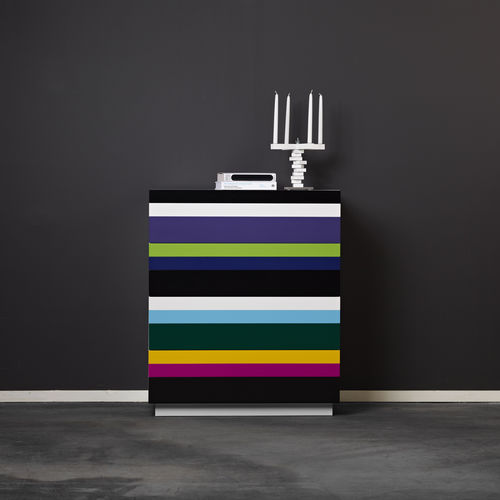 Moderne Kommode - STRIPE - A 2 designers - MDF / gestrichenes Holz / nicht angegeben