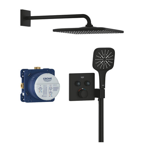 Wandmontiertes Duschsystem - 34865KF0 - GROHE - für Wandeinbau / modern / für Gewerbegebrauch