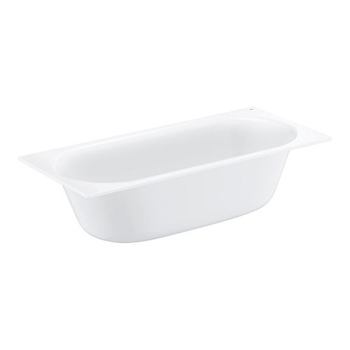 Ovale Badewanne - 39617000 - GROHE - für Wohnungen / Titan / Stahl