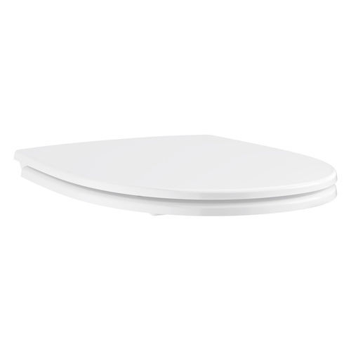 Toilettensitz mit gedämpftem Verschluss - 112947SH00 - GROHE - Kunststoff / Edelstahl / weiß