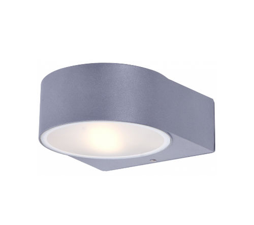 Moderne Wandleuchte - ELKUUS - LUMITEK - für Außenbereich / Aluminium / rund