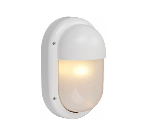 Aufbauleuchte - MISTRAL - LUMITEK - Kompaktleuchtstoff / oval / für Außenbereich