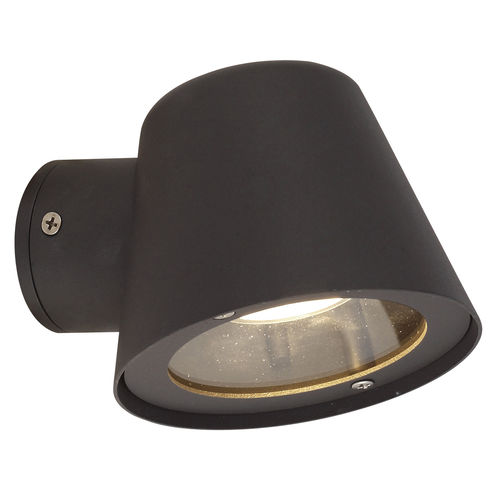 Moderne Wandleuchte - CHAPEAU - LUMITEK - für Außenbereich / Aluminium / Glas