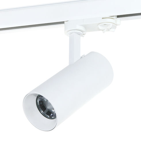 LED-Schienenleuchte - NOVUN-T - LUMITEK - rund / Aluminium / für Gewerbegebrauch
