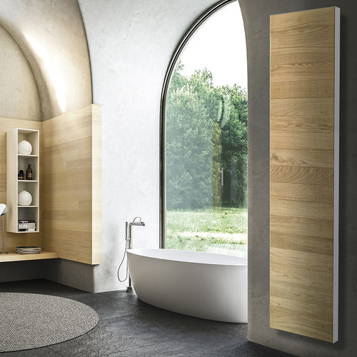 Heißwasser-Heizkörper - WOOD 5.5 - TONON EVOLUTION - 1001 w...1500 w / modern / Stahl