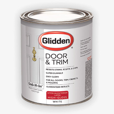 Schutzfarbe - GLIDDEN® TRIM - GLIDDEN - für Außenbereich / für den Innenraum / für Tür
