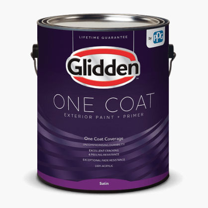 Grundierungsfarbe - GLIDDEN® ONE COAT - GLIDDEN - für Außenbereich / für Wand / Acryl