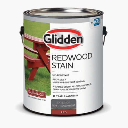 Schutz-Holzlasur - GLIDDEN® REDWOOD GRAB-N-GO™ - GLIDDEN - zur Außenisolierung