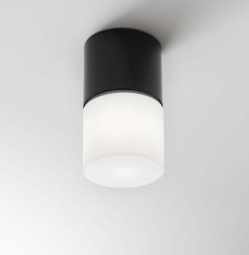 Moderne Deckenleuchte - DITTO - Biffi Luce - rund / aus verchromtem Metall / Polycarbonat