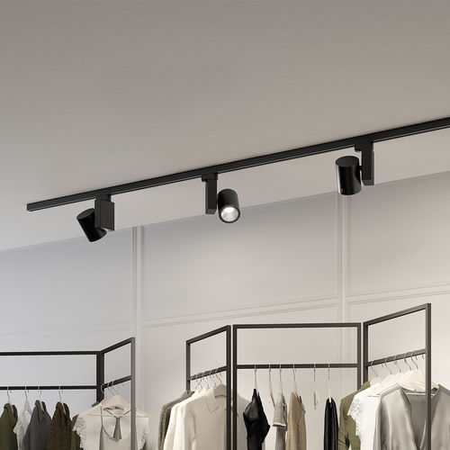 LED-Schienenleuchte - NICK - Biffi Luce - rund / Aluminium / für Gewerbegebrauch
