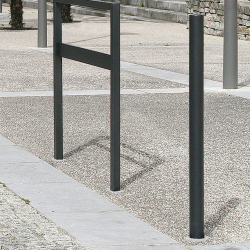Sicherheitspfosten - GÉNÉRIC 60 - ACCENTURBA - stationär / thermolackierter Stahl / hoch