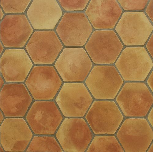 Terrakottafliesen - HEXAGONAL - Ceramicas Antonio Aleman - matt / für den Innenraum / Boden