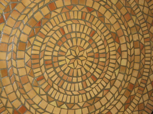Terrakotta-Mosaikfliese - . - Ceramicas Antonio Aleman - poliert / für den Innenraum / Boden
