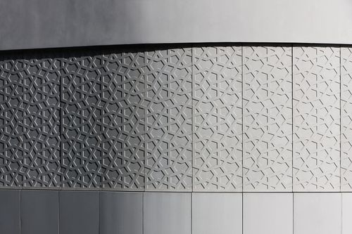 Beton-Verblendplatte - RUDAS PERFORATED PANEL - IVANKA - für den Innenraum / für Außenbereich