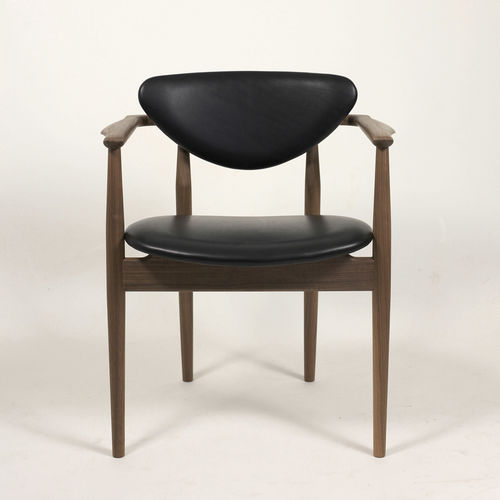 Stuhl / skandinavisches Design - 109 - House of Finn Juhl – Onecollection - für den Innenraum / Nussbaum / Polster