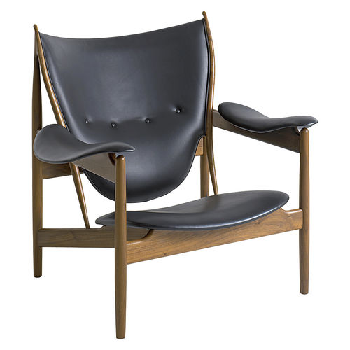 Sessel / skandinavisches Design - CHIEFTAINS - House of Finn Juhl – Onecollection - Leder / Teakholz / Nussbaum