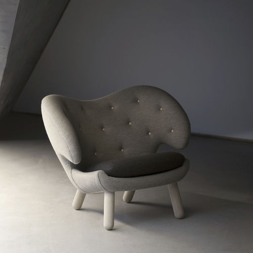 Sessel / skandinavisches Design - PELICAN - House of Finn Juhl – Onecollection - Stoff / Holz / von Finn Juhl