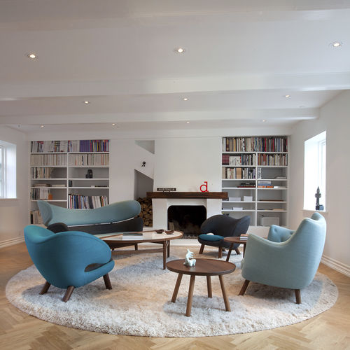 Beistelltisch / skandinavisches Design - PELICAN - House of Finn Juhl – Onecollection - Holz / rund / für Privatgebrauch