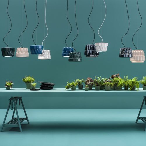 Hängelampe - BABETTE - Torremato - Keramik / modern / mit Kabel