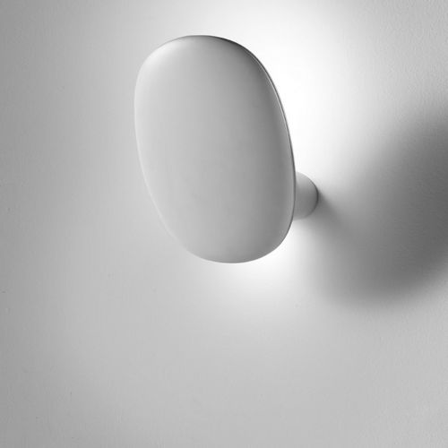 Wandleuchte / originelles Design - HOWL - Torremato - für Außenbereich / Aluminiumguss / oval