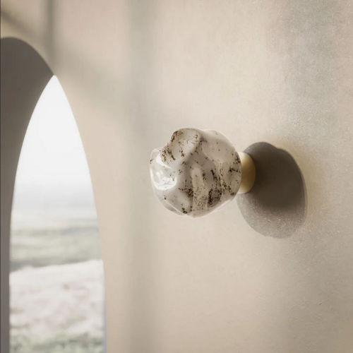 Moderne Wandleuchte - STONE  - Torremato - für den Innenraum / Muranoglas / Messing
