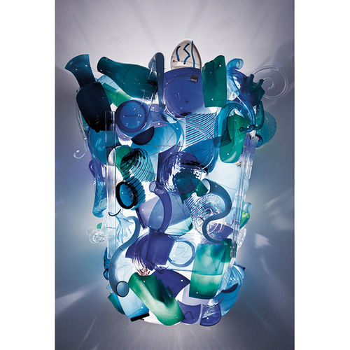 Wandleuchte / originelles Design - FRAGMENTS - Venini - für den Innenraum / Glas / Metall