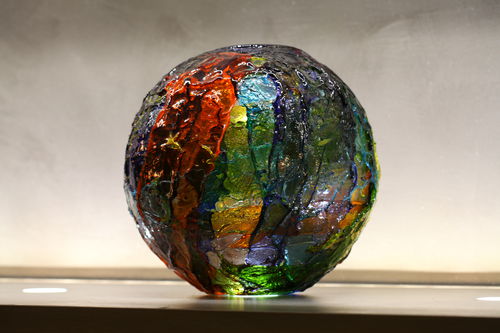 Moderne Vase - GEACOLOR - Venini - geblasenes Glas / von Gae Aulenti