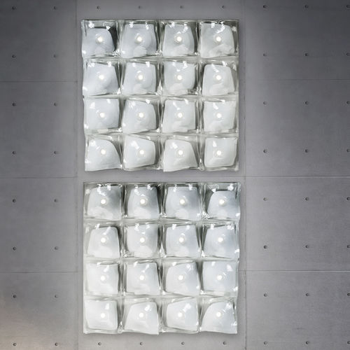 Moderne Wandleuchte - VELIERO - Venini - für den Innenraum / Glas / rechteckig