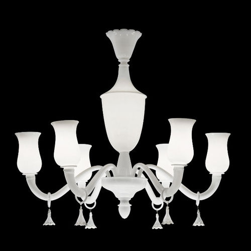 Moderner Kronleuchter - TORELLI - Venini - geblasenes Glas / Metall / mit Glühlampe