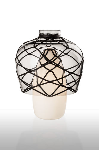 Tischlampe - CELESTI - Venini - Glas / Leder / originelles Design