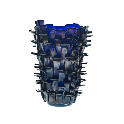 Moderne Vase - RITAGLI - Venini - Glas / blau