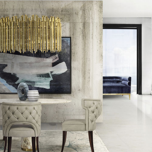 Hängelampe - AURUM - BRABBU DESIGN FORCES - Messing / modern / mit Kabel