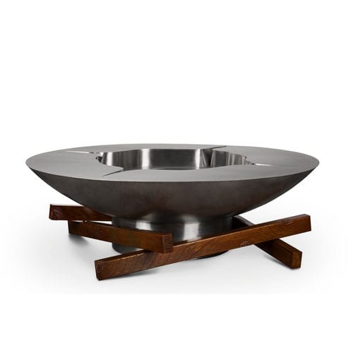 Garten-Feuerstelle / Edelstahl - OLYMPUS - BRABBU DESIGN FORCES - COR-TEN®-Stahl