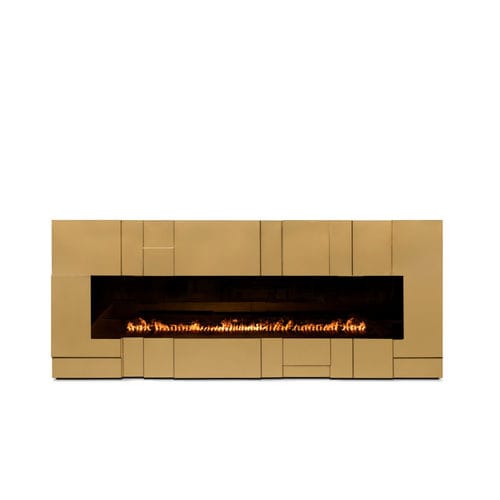 Elektrokamin - MUSA - BRABBU DESIGN FORCES - Einbau / Einseitig / offene Feuerstelle