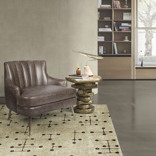 Moderner Beistelltisch - LATZA - BRABBU DESIGN FORCES - Nussbaum / Holzfurnier / Palisander