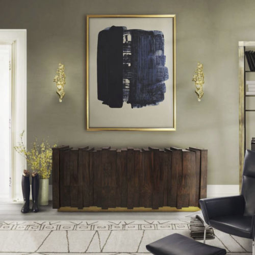 Modernes Sideboard - NAZCA - BRABBU DESIGN FORCES - Nussbaum / Holzfurnier / Esche