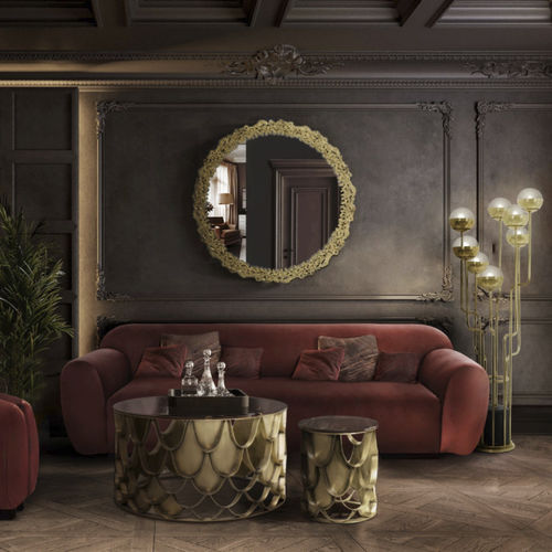 Wandmontierter Spiegel - CAY - BRABBU DESIGN FORCES - für Hotels / für Schönheitssalon / für Hotelzimmer