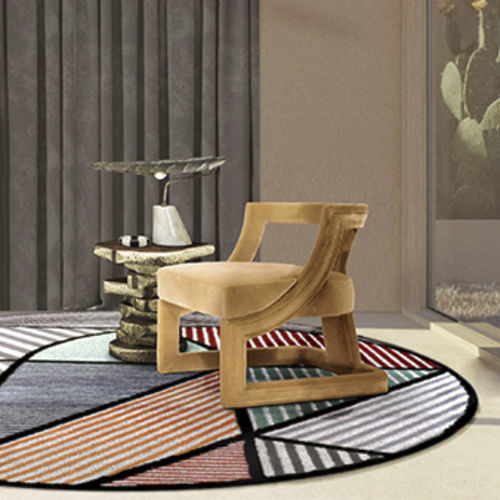 Moderner Sessel - BATAK BOLD  - BRABBU DESIGN FORCES - Samt / gelb / Farbe anpassbar