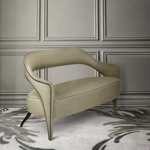 Modernes Sofa - TELLUS  - BRABBU DESIGN FORCES - Stoff / mit Armlehnen / maßgefertigt