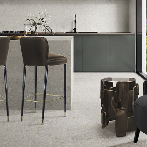 Moderner Barstuhl - DALYAN COUNTER - BRABBU DESIGN FORCES - für den Innenraum / Leder / Gestell aus lackiertem Holz