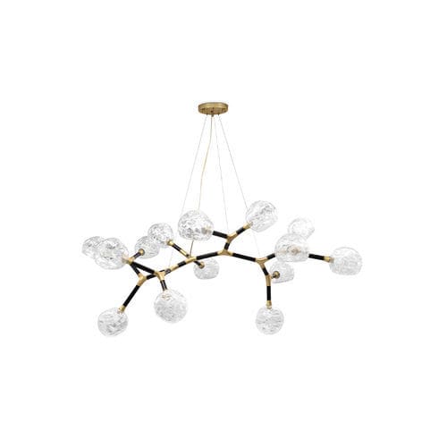 Hängelampe - HORUS IRREGULAR BIG - BRABBU DESIGN FORCES - Messing / Glas / modern