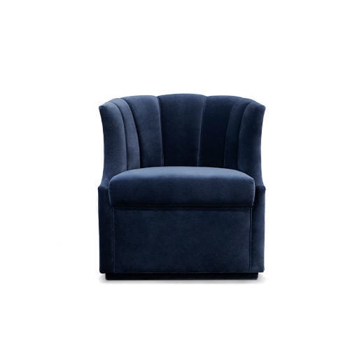 Moderner Sessel - BEGONIA - BRABBU DESIGN FORCES - Samt / Baumwolle / Polster