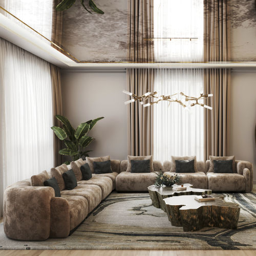 Modulsofa - BOHOL - BRABBU DESIGN FORCES - modern / für Wohnzimmer / Stoff