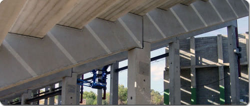 Fertigbeton-Träger - Pujol - Stahlbeton / Rechteck / für Bahnübergang