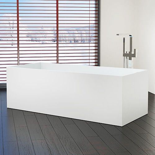 Freistehende Badewanne - BW-06-L - Badeloft GmbH - Mineralguss / weiß