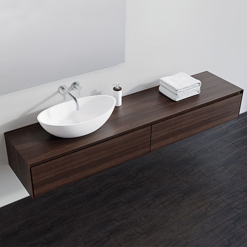 Wandmontierte Kommode - BM-01-XL - Badeloft GmbH - modern / Eiche / MDF