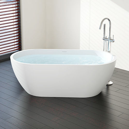 Ovale Badewanne - BW-02-M - Badeloft GmbH - freistehend / Mineralguss / weiß