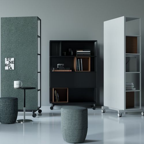 Verschieberegal für Büro - STEPPS - Balma - Standard / Metall