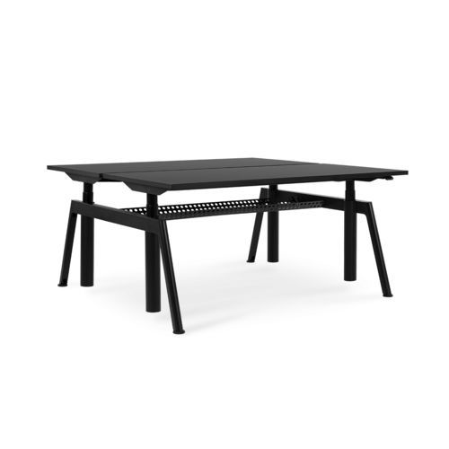 Bank-Schreibtisch - Sit&stand - Balma - bodenstehend / für 4 Personen / modern